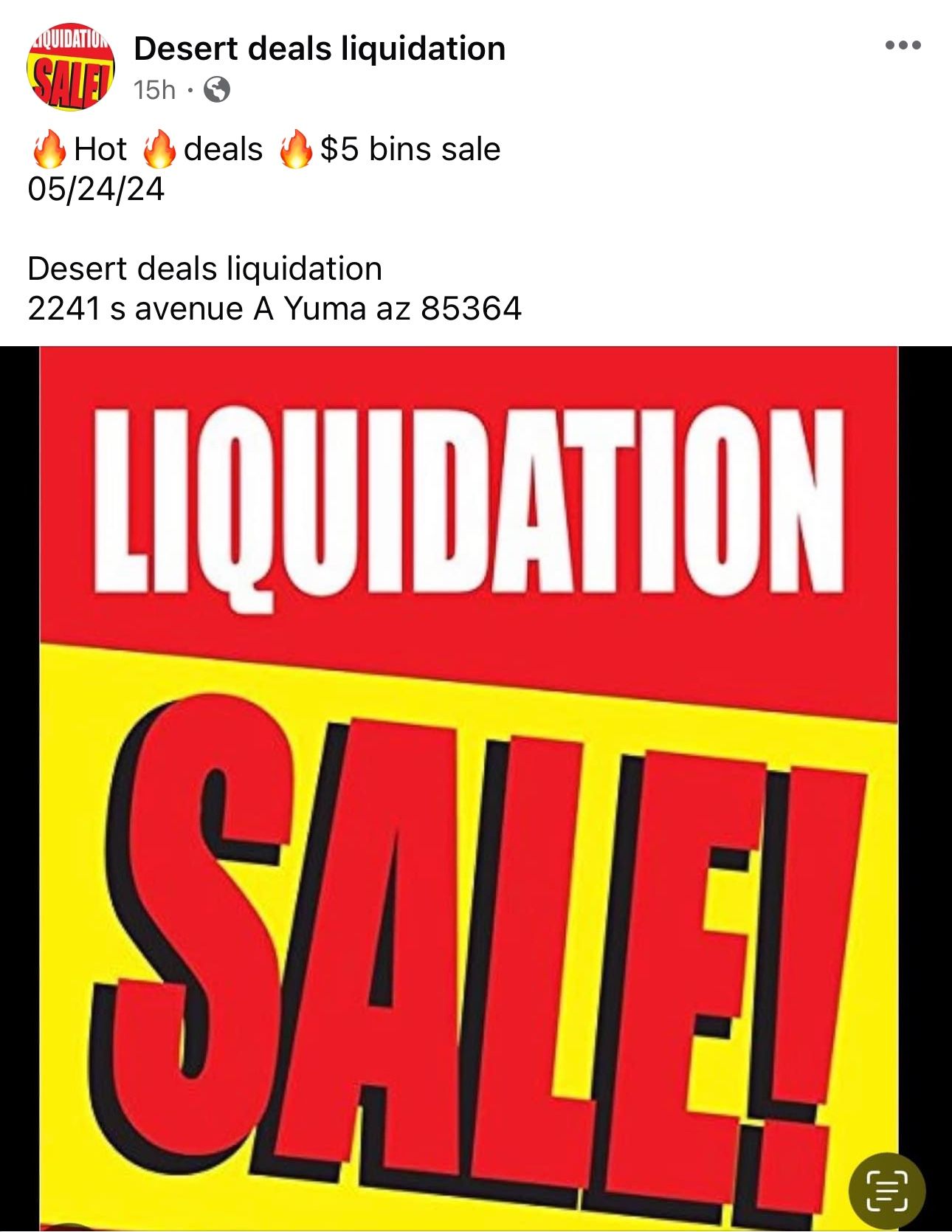 Desert Deals Liquidation