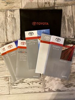 Owners manuals 2018 Toyota Camry