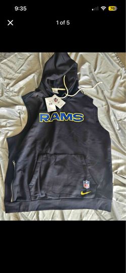 Nike NFL Los Angeles Rams Sleeveless Hoodie Rams rivalry