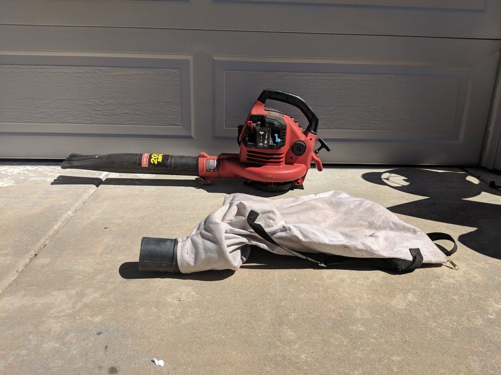 Craftsman Gas Powered Leaf Blower with Bag