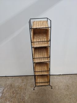 Metal holder with baskets