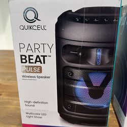 Quikcell Party Beat Pulse Wireless Speaker