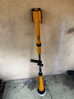 Cordless Electric Spin Scrubber with Extension Pole
