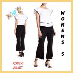 NWT Womens Designer Romeo + Juliet Couture Capri Sz:S