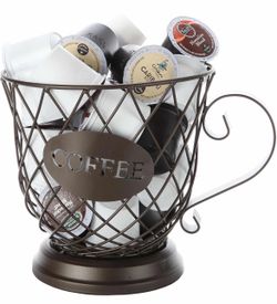 COFFEE CUP POD STORAGE BASKET K-CUP KEURIG