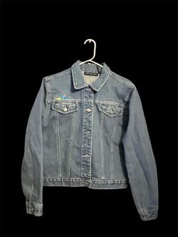 No Boundaries Denim Jacket youth size Large Excellent