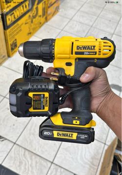 Dewalt drill with battery and charger