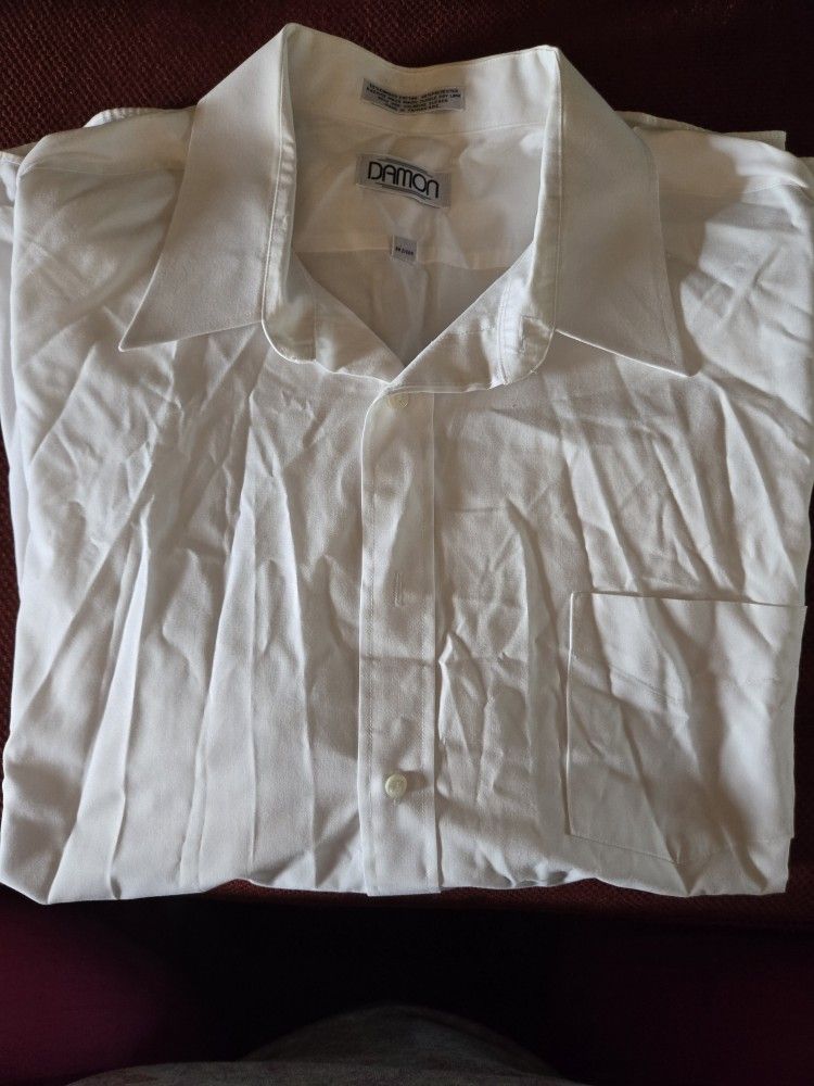 White Dress Shirt Longsleve
