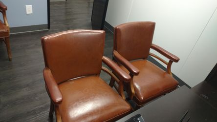 Antique chairs Original leather