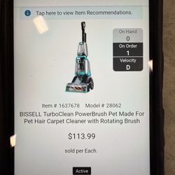 Bissell turbo pet carpet cleaner