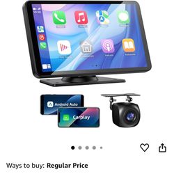 Touch Screen Car Stereo with Bluetooth and Backup Camera