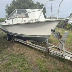 Boat Project 1978 Shamrock 20 Ft With Trailer 