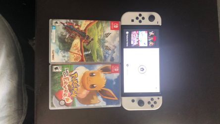 Nintendo Switch OLED with 2 Games