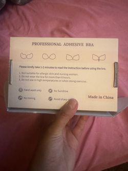 Professional adhesive bra
