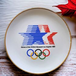 Stars In Motion 1984 Olympic Games Los Angeles Collector Plate Signed Numbered