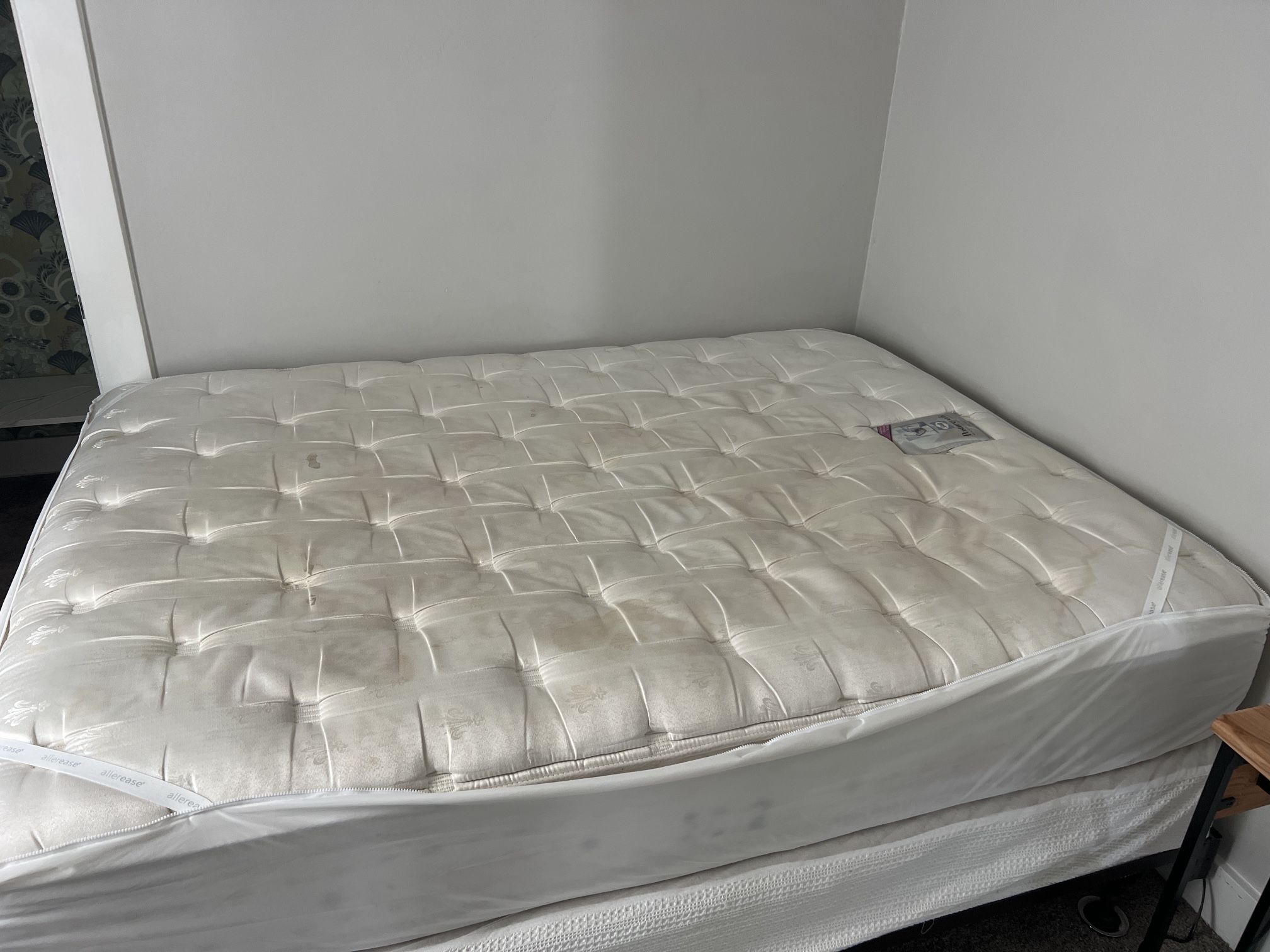 Queen Mattress, Box Spring And Frame Bundle