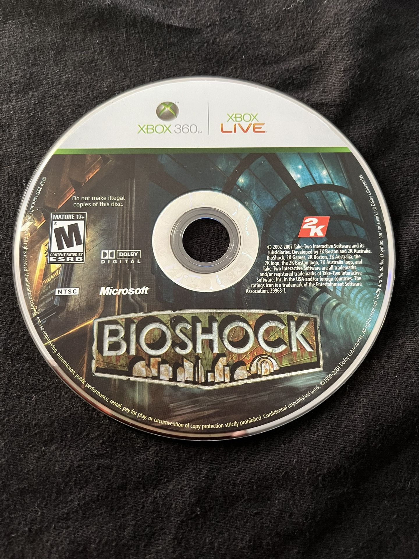 $4 Bioshock Xbox 360