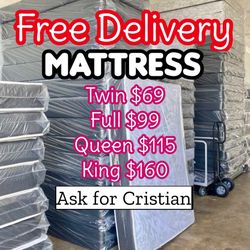 New Mattresses  Twin mattress Full mattress Queen mattress  King mattress  Colchones nuevos  Beds 