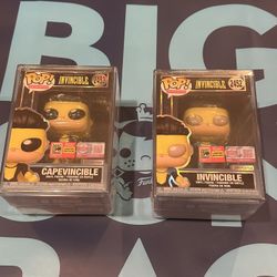 SDCC 2026 Funko Pop Invincible #2452 and Capevincible #2453