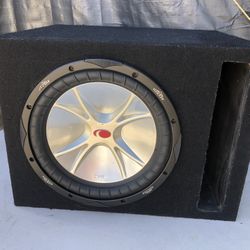 12 Inch Kicker CVR Subwoofer Box