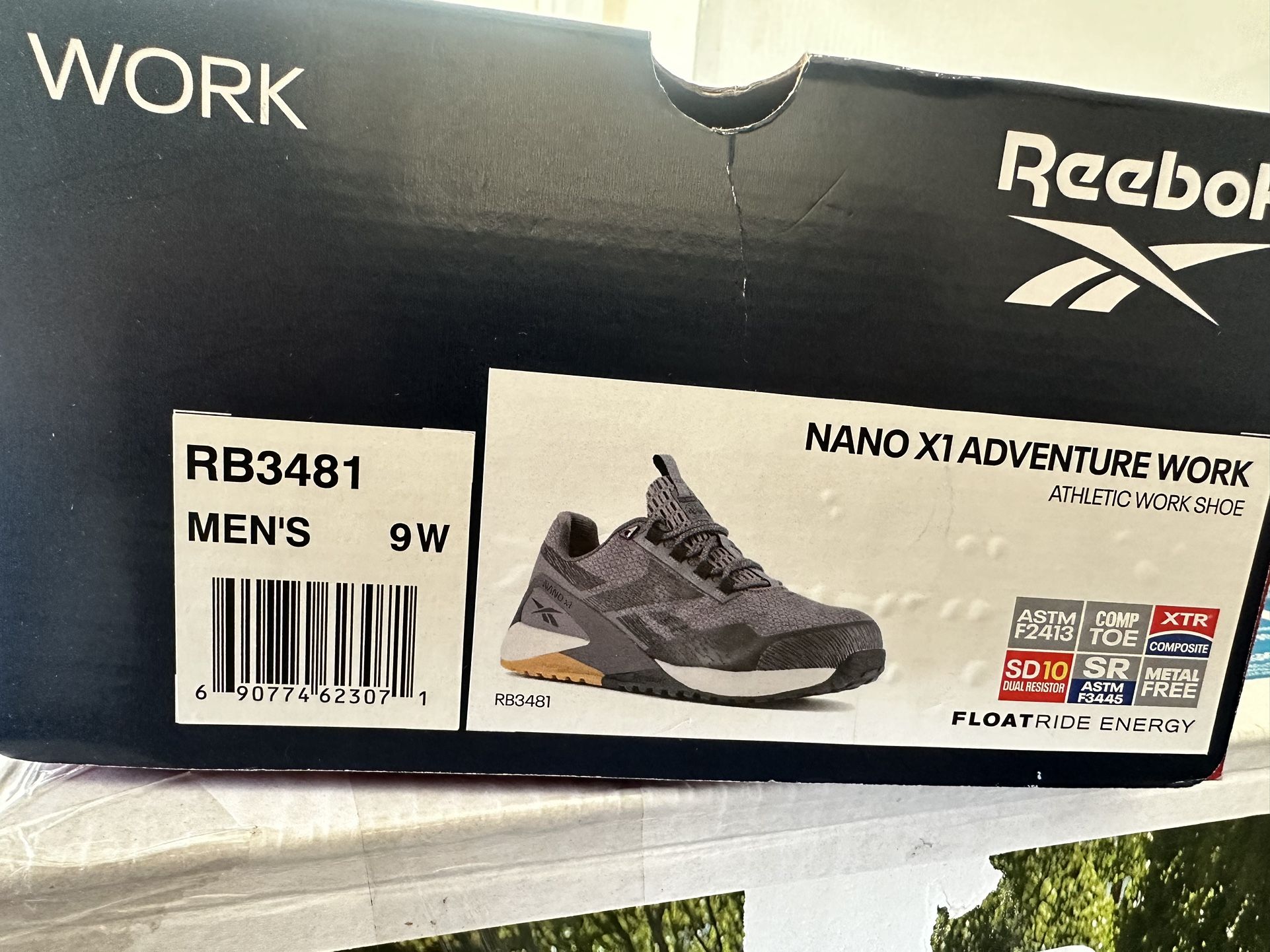 Brand New Reebok Composite Toe Shoes Size 9