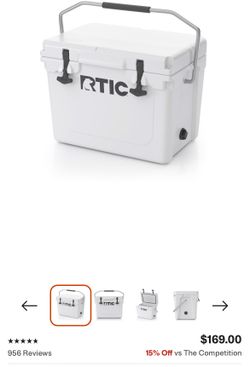 20 QT ULTRA-TOUGH COOLER Pack for adventure with this compact, durable cooler. 30 can capacity Rotomolded Construction for extreme durability Multi-da