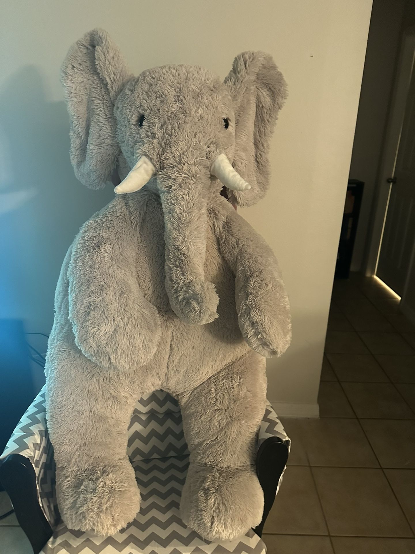 Giant 4 Foot Stuffed Animal Elephant