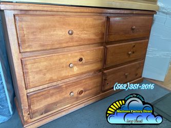 Six drawer dresser pinewood oak chest cajonera de Pino nuevo