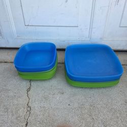 Plastic plates!