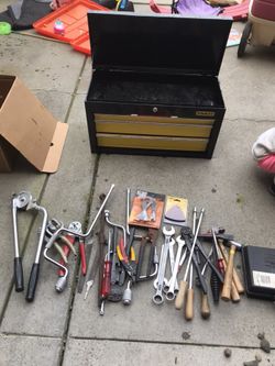 Tools and tool box top tool chest