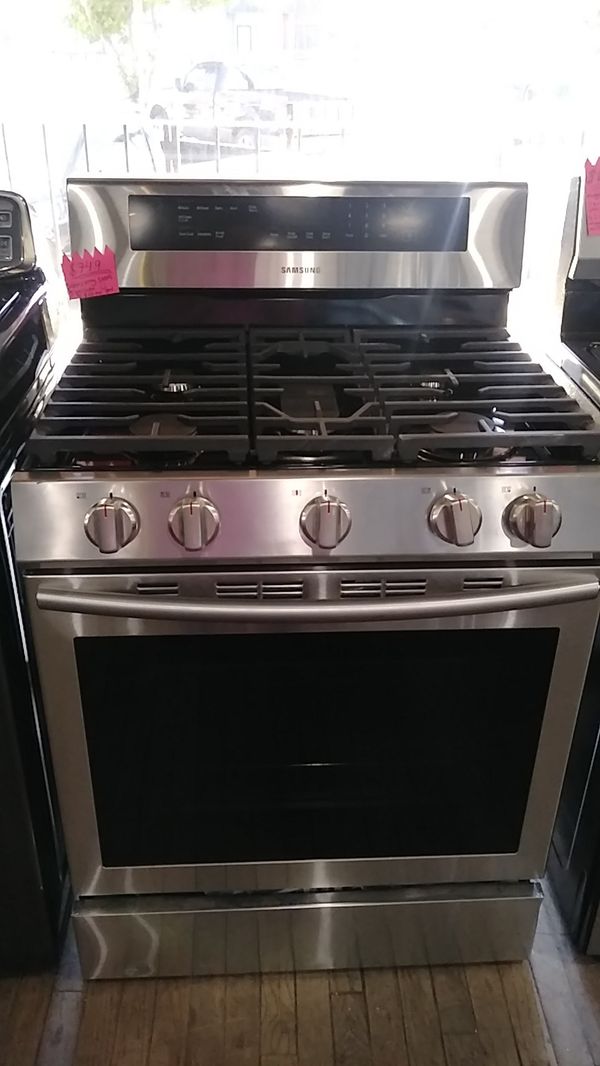 samsung five burner gas range