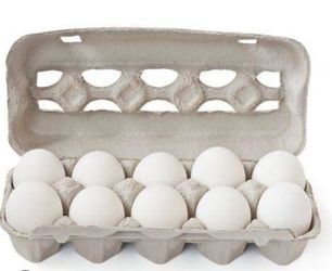 A dozen medium eggs