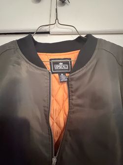 Upscale Bomber Jacket Olive Green Medium