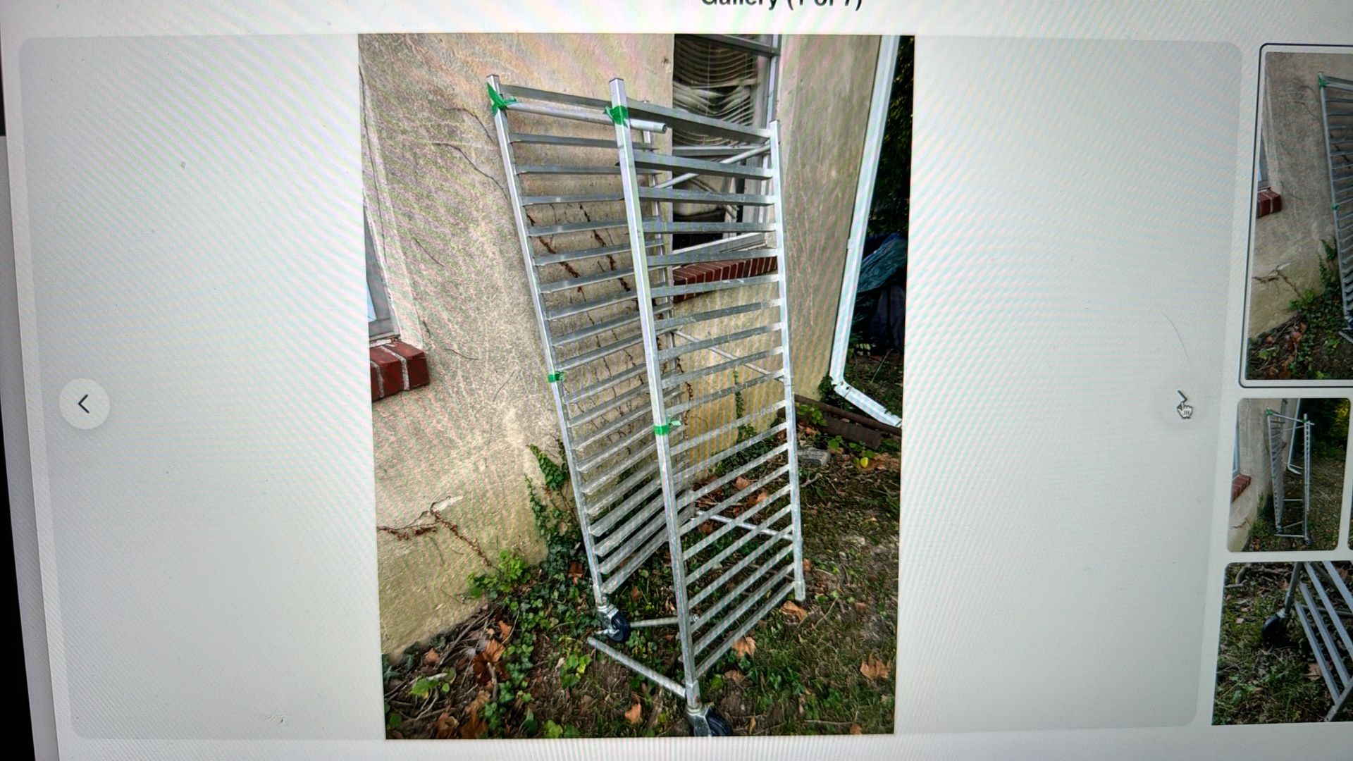 One Set Aluminum Bakers Rack 20 Pan Tier