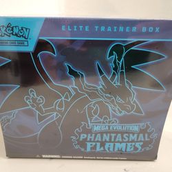 Pokemon Elite Trainer Box Phantasmal Flames and Mega Evolution 