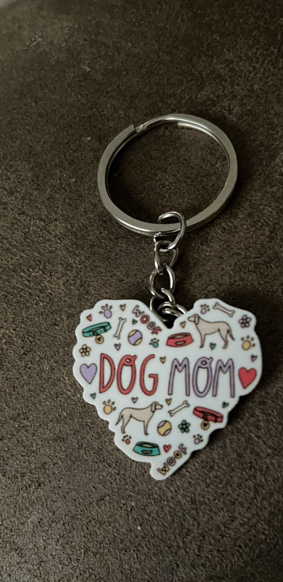 Dog Mom Keychain