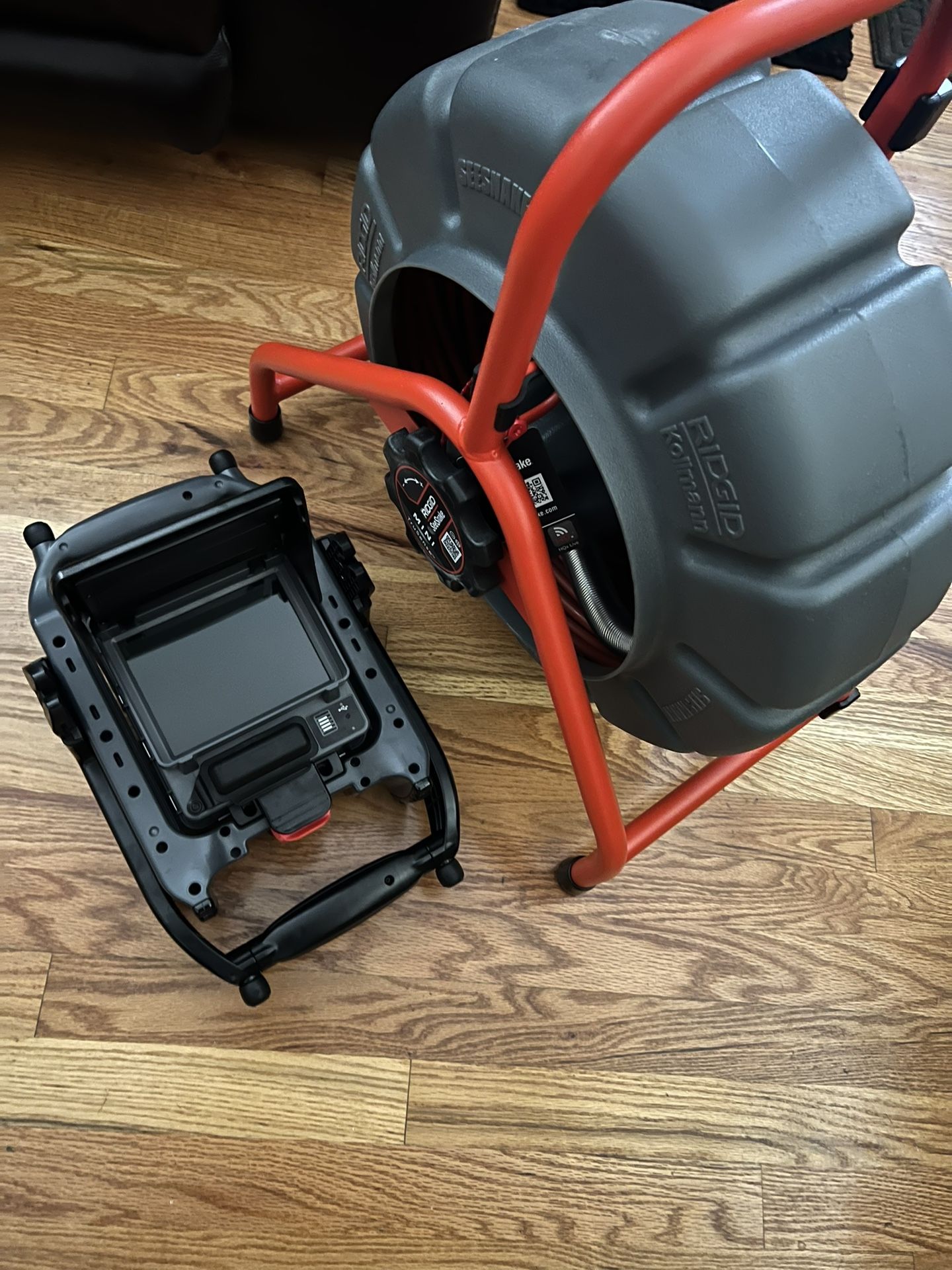 Ridged camera monitor and located