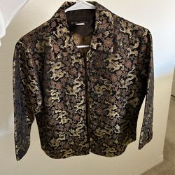 Dragon Silk Nylon Jacket Top