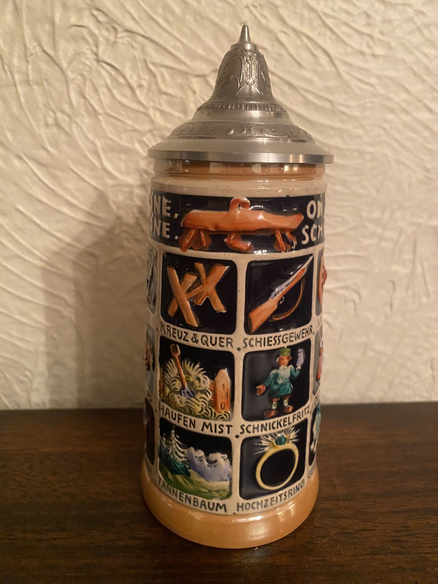 Original Thewalt Schnitzelbank Beer Stein