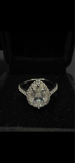 VVS Promise/Engagement Moissanite Ring 💍  Set in 925 Sterling Silver