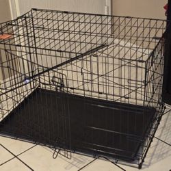Folding Pet Crate L