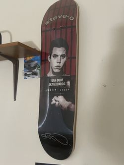 Steve-O Autographed Skateboard