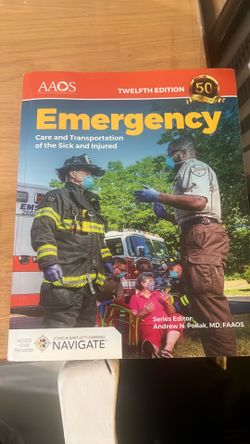 Emergency care and transportation of the sick and injured