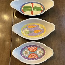 Vintage Essex Serving Dishes, Set Of 3