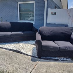 Couch & Loveseat (Both Are Beds!)