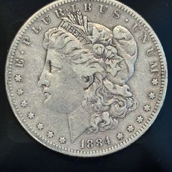1884-S Morgan Silver Dollar – Better Date, Solid Detail