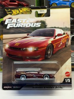  HOT WHEELS PREMIUM 2024 - Fast & Furious - Nissan 240SX S14 - 1/5 - Die Cast Toys 1:64