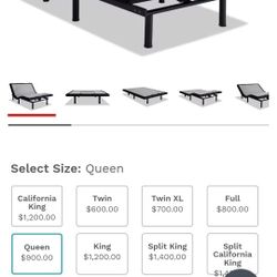 Bob Furniture Mechanical Bed Frame With Motor 