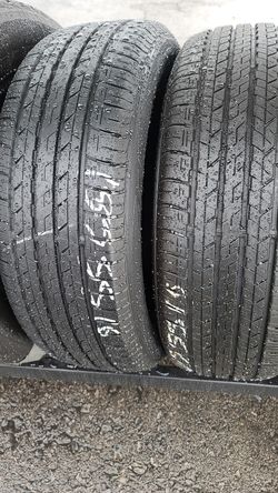 185 55 16 (2) used tires FREE INSTALL