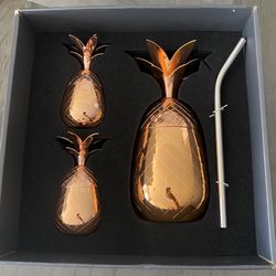 Pineapple Tumbler And Shot Glasses
